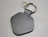K0 Keychain Black Leather (Black x Gold)