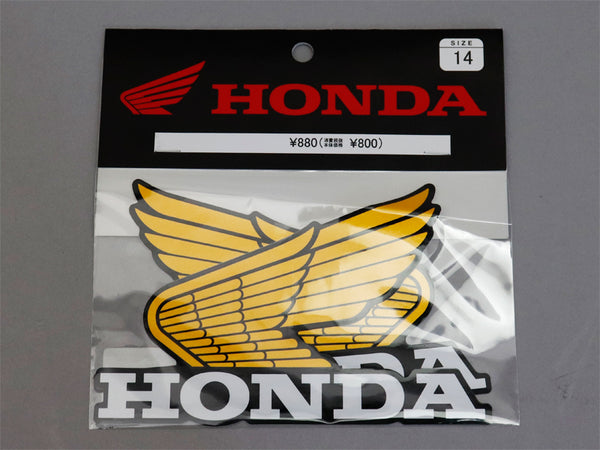 HONDA wing mark yellow wing left and right