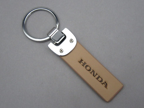 HONDA Leather Key Ring (Beige)