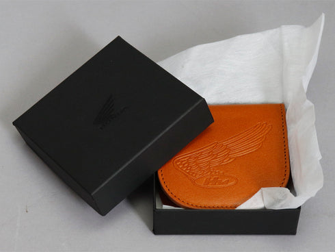 コインケース BOXタイプ (ブラウン)