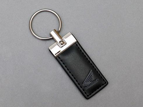 :レザーキーリング (ブラック)