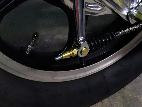 ^CB750K CB400F Custom Rear Brake Adjust Nut (Brass)