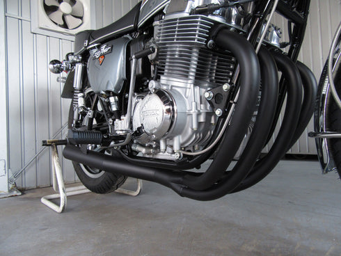 ^CB750K ヤミヤ手曲げワークス管(マットブラック)