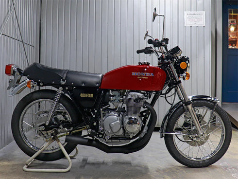 CB400F エキゾースト集合マフラー ヤミヤ管ワークスタイプ(ブラック)