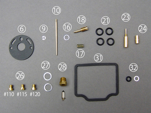 +*CB750 K0-K6/F1 キャブレターリペアキット【1】