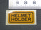 Helmet holder caution (English version)
