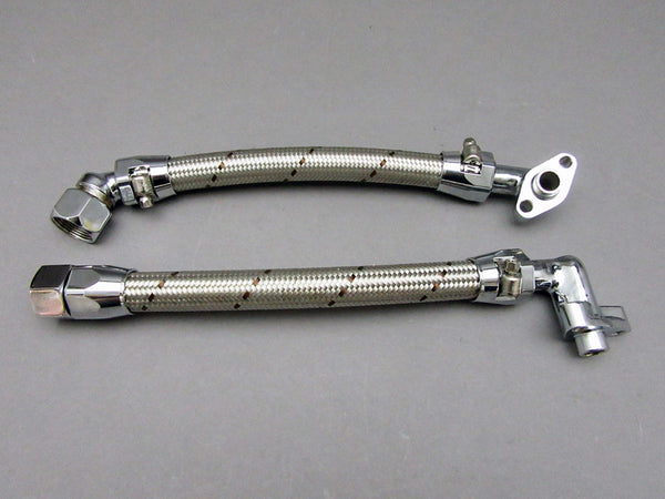 :CB750 K0-K6 オイルホースA・B メッシュ (クローム) 【交換商品】