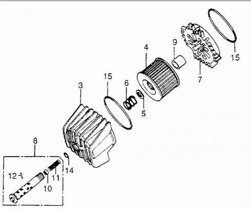 *CB750K oil cooler kit