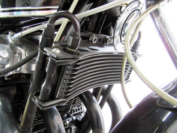 CB400F CB750K オイルクーラーキット ACTIVE (ブラックxブラック