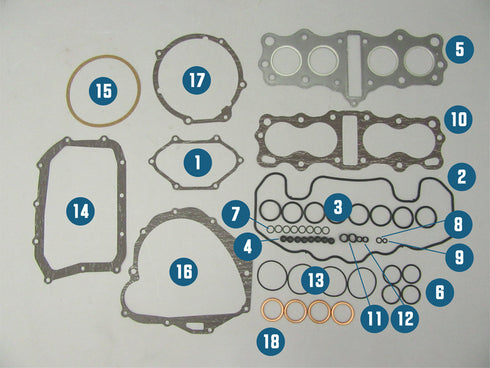 CB350F engine gasket set