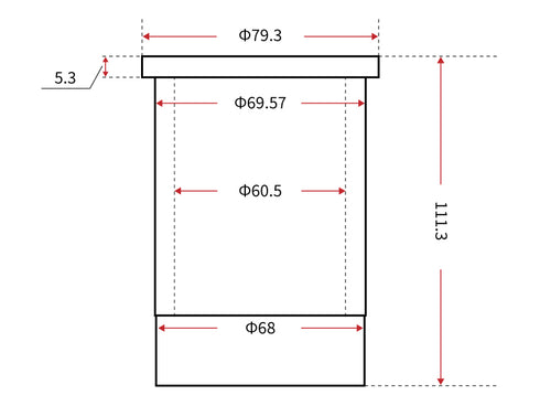 +CB750 K0-K3シリンダースリーブ