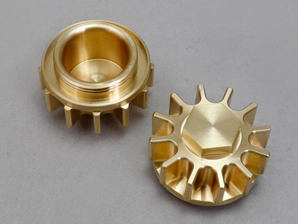 ^CB750K CB400F Tappet Cap Kijima Type 2 Pieces (Brass)