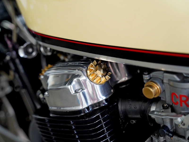 CB750K CB400F タペットキャップキジマタイプ2ケ (真鍮) – MOTORCYCLE