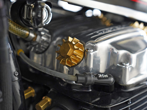 ^CB750K CB400F タペットキャップキジマタイプ2ケ (真鍮)