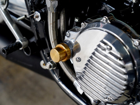 ^CB750K kick starter cover (aluminum)