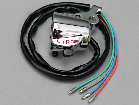 *CB750 K0,K1 Turn Signal Horn Switch Assembly (Chrome)