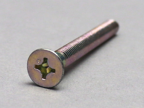 : Flat screw 6x60 unichrome