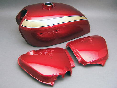 ^CB750 K2 タンク&サイドカバーセット (キャンディルビーレッド)