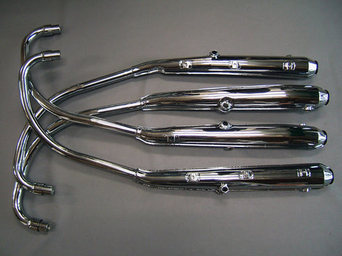 +CB750 K0 無番エキゾーストマフラー 初期型レンコンタイプ