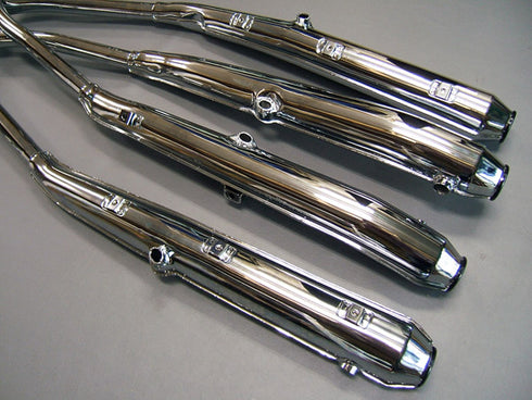 +*CB750 K0 無番エキゾーストマフラーセット 後期型太芯タイプ