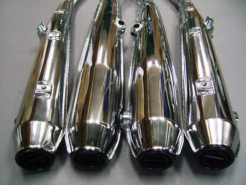 +*CB750 K0 無番エキゾーストマフラーセット 後期型太芯タイプ