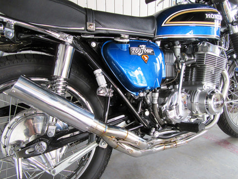 *CB750K エキゾースト集合マフラー 零タイプ (ステンレス製)