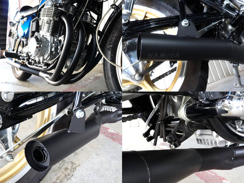 ^CB750K ヤミヤ手曲げワークス管(ブラック)