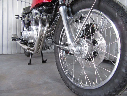 CB400F エキゾーストマフラー (クラシックメガホンサイレンサー)