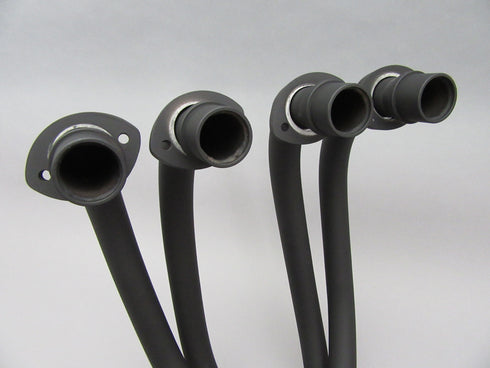 CB400F Exhaust Muffler, Yamiya Pipe Works Type (Matte Black)