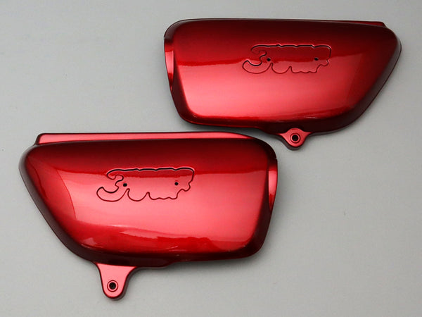 CB350F Side Cover Set (Flake Matador Red)