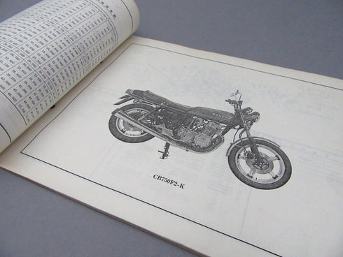 CB750F2 国内正規パーツリスト