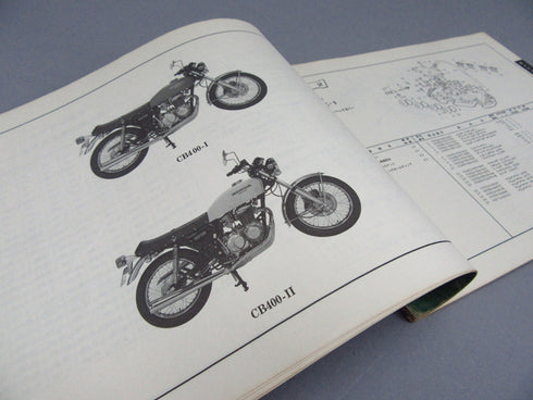 CB400F Domestic Genuine Parts List (398cc)