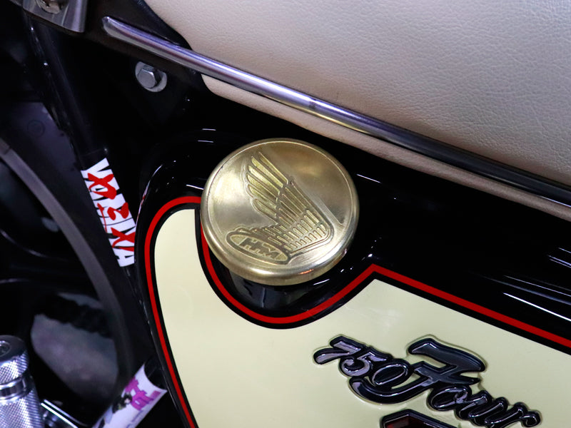 CB750K オイルタンクキャップカバー(真鍮) [5] – MOTORCYCLE 闇矢屋