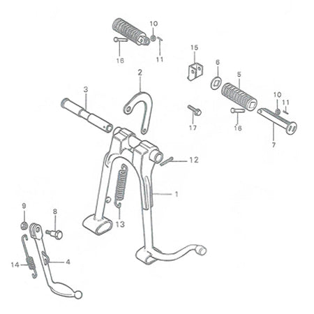 F-20. Stand Pillion Step (CB400F)