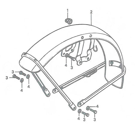 F-6. Front Fender (CB400F)