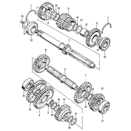 E-18. Transmission (CB750K)