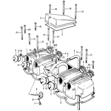E-1.Cylinder head cover (CB750K)