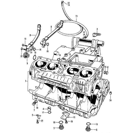 E-22. Crankcase (CB750K)