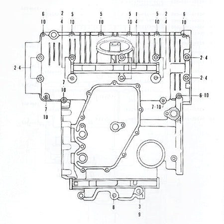 E-24. Bolt Washer (Lower Crankcase) (CB750K)
