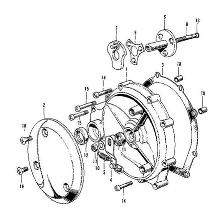 E-8. Clutch Cover (CB750K)