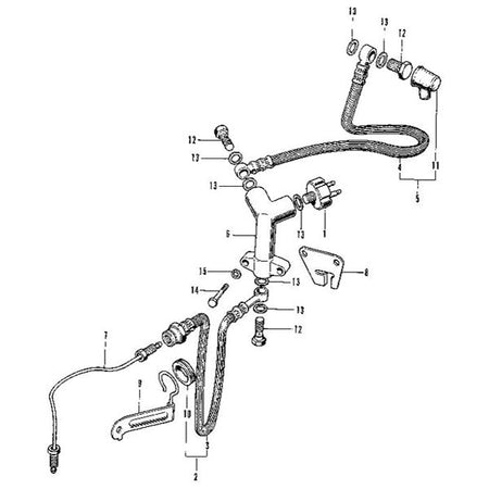 F-5. Front Brake Hose (CB750K)