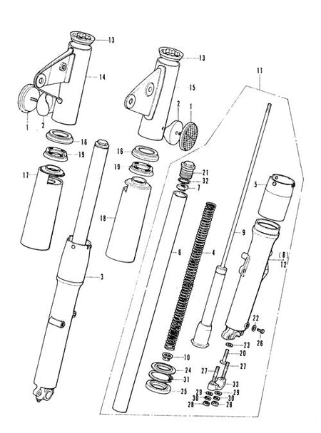 F-8.フロントクッション (CB350F)