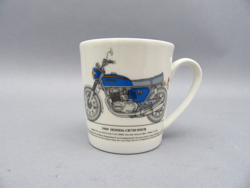 CB750 K0 MUG CANDY BLUE GREEN (NOS) - Click Image to Close